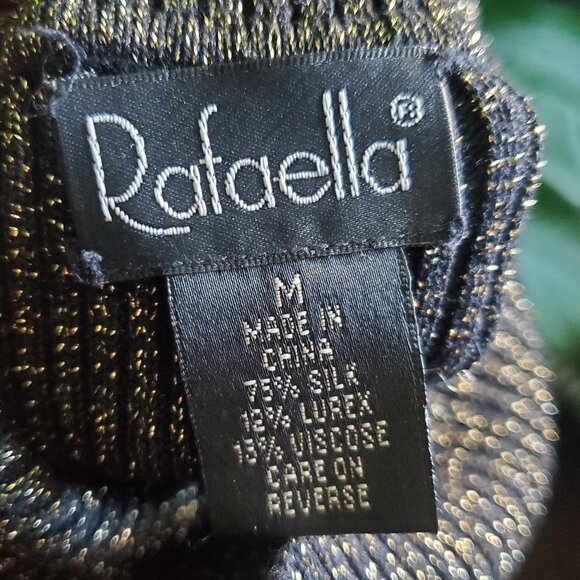 Vintage Raffaela silk and Lurex tank top - Picture 4 of 5